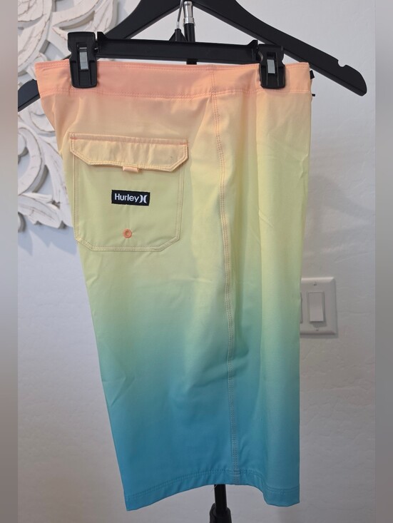 Hurley Other - Hurley Boys Ombre Swim Shorts - Orange to Blue Sizes 10 16 18